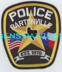TEXAS,BARTONVILLE POLICE 1